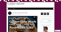 Desktop Screenshot of classyvegan.com